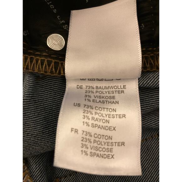 Articles of Society Womens Soft Step Hem Skinny Jeans Size 29/US 8 Dark Blue NWT - Picture 6 of 7